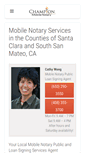 Mobile Screenshot of championmobilenotary.com